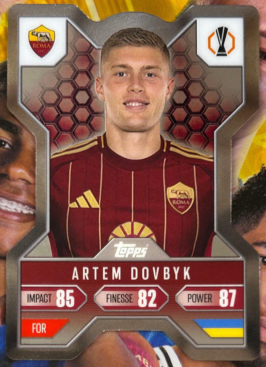Topps 2024-25 Match Attax Extra UEFA - ARTEM DOVBYK (AS ROMA) Chrome X #CX5