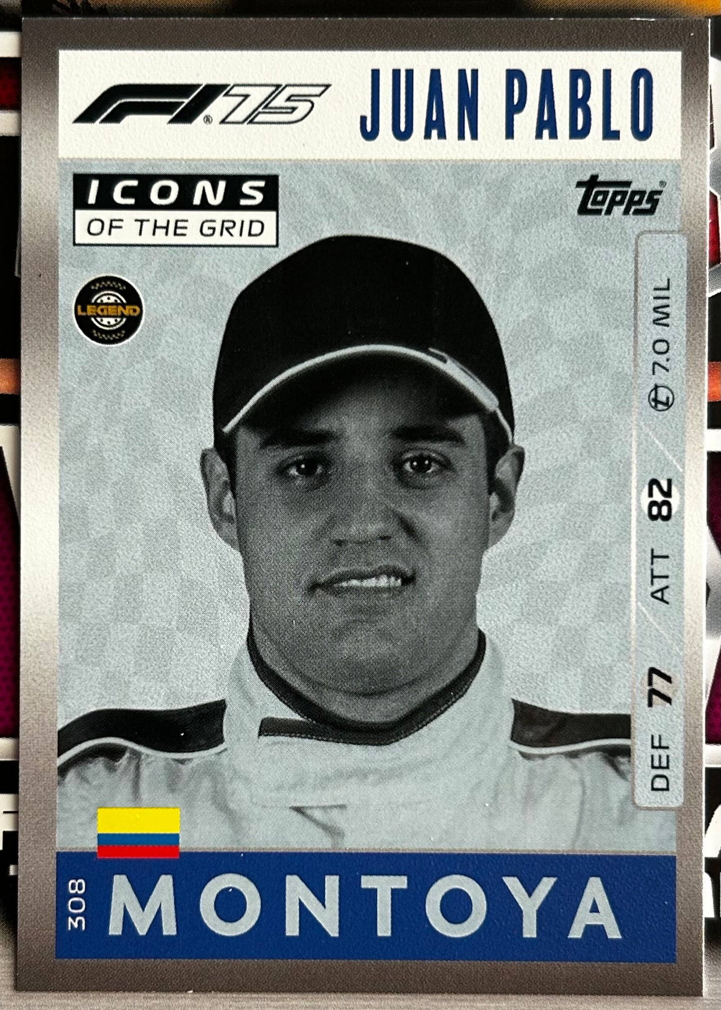 Topps F1 Turbo Attax 2025 - Single ICONS OF THE GRID Cards (#295 - #312)