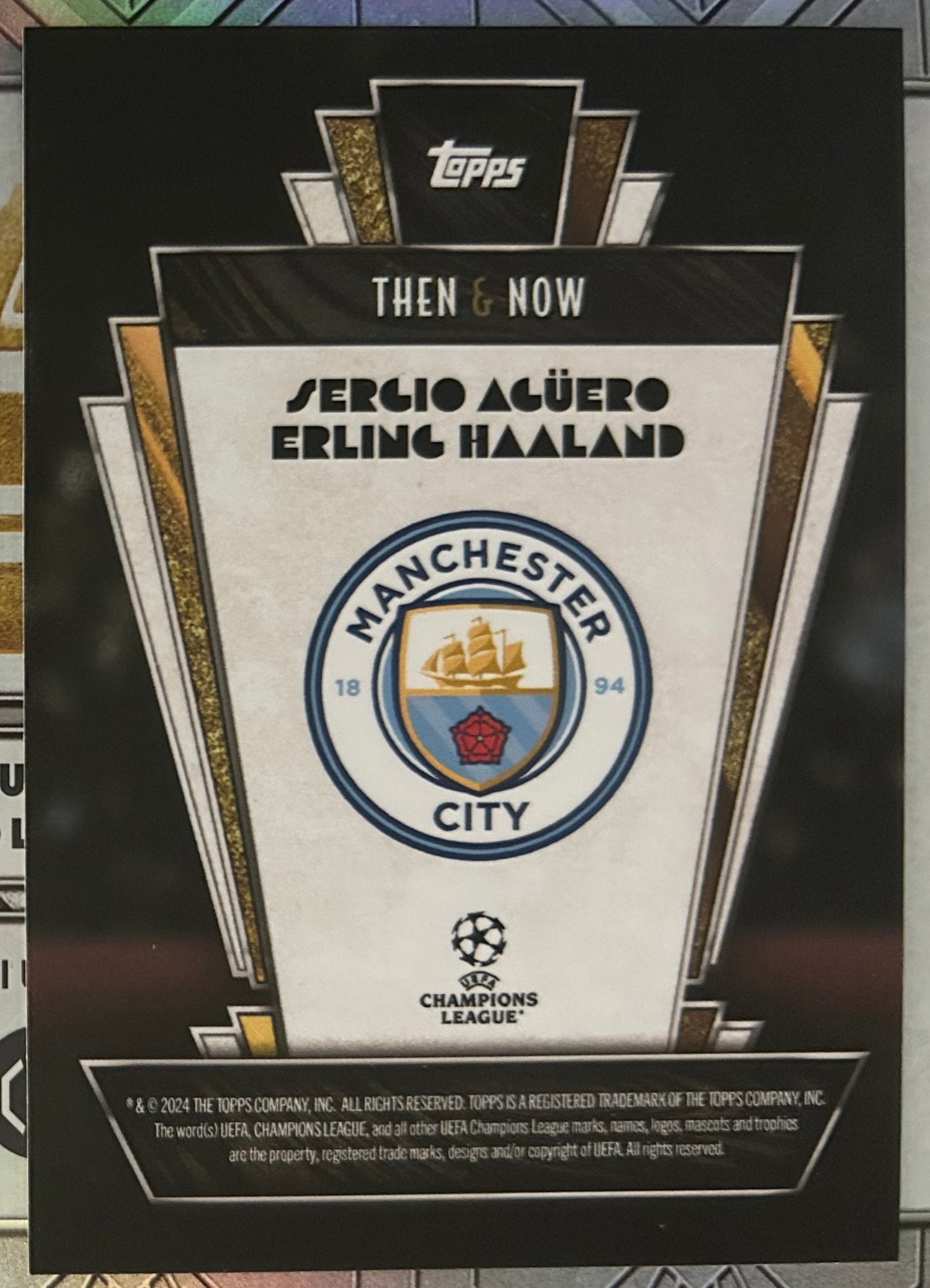 Topps UCC Deco 2024-25 - Single MANCHESTER CITY Cards (Base & Inserts)