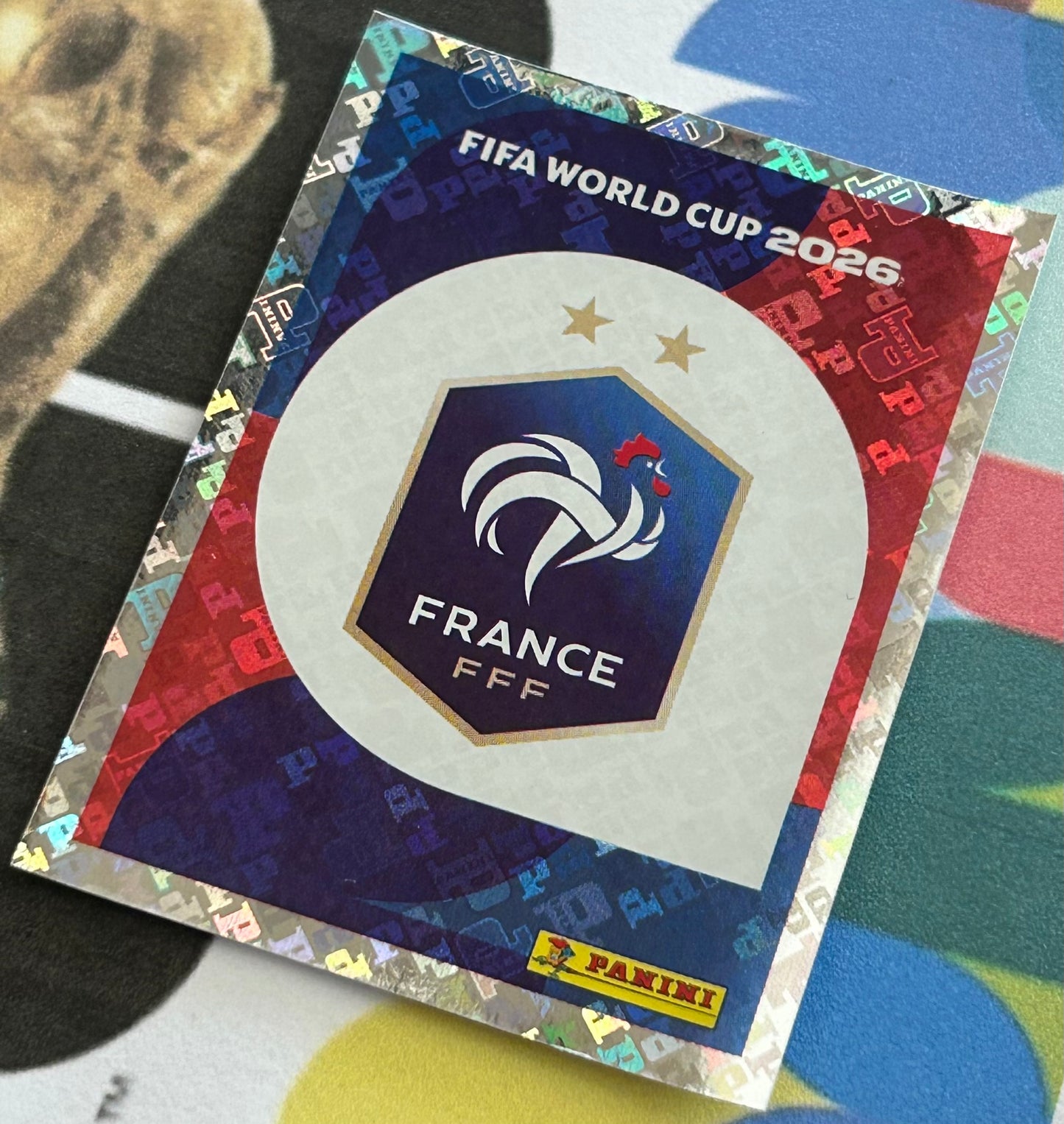 Panini FIFA World Cup 2026 Official Sticker Collection - EMBLEM (FRANCE) Foil Sticker FRA1