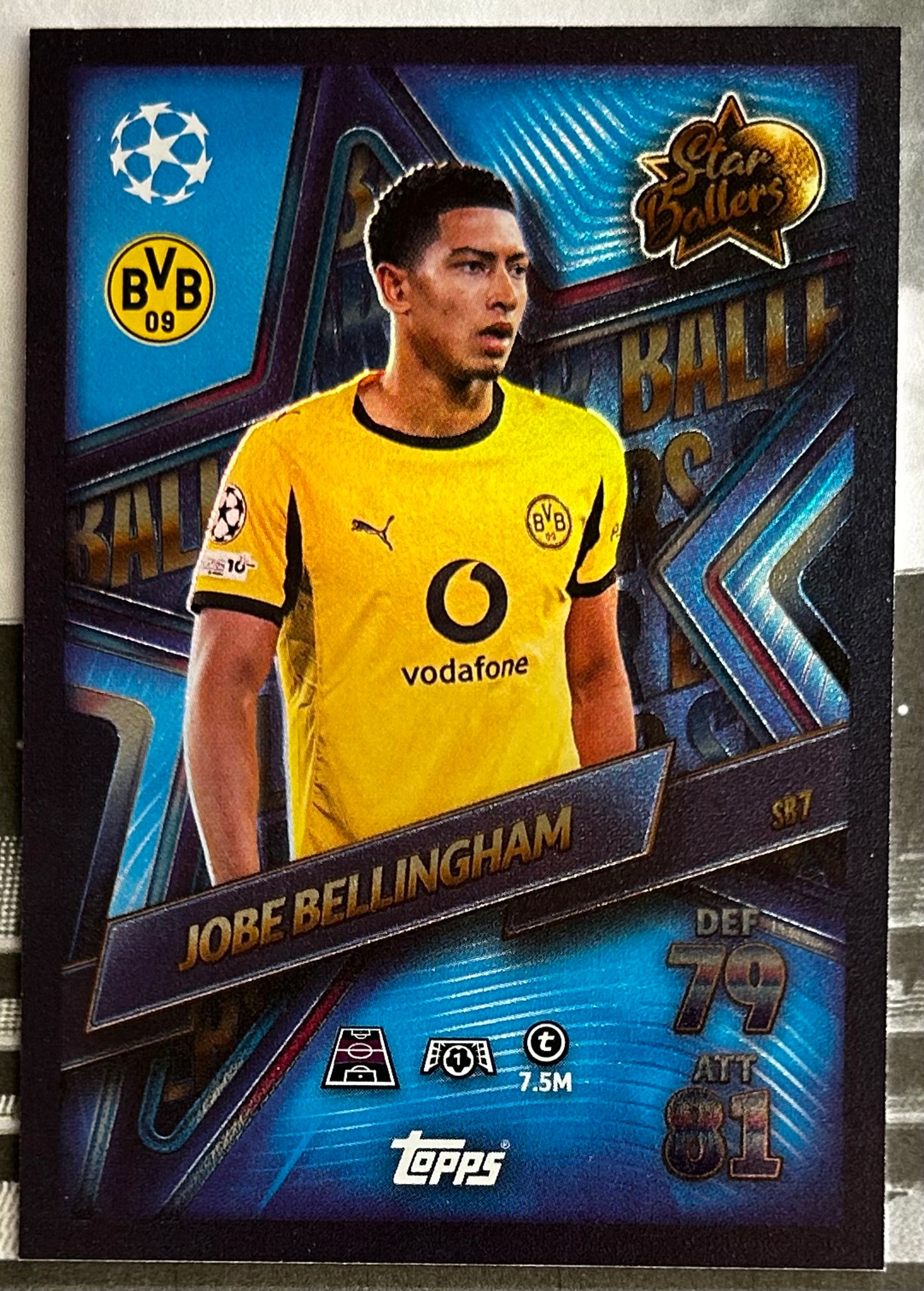 Topps 2025-26 Match Attax UEFA Update - Single STAR BALLERS Cards (SB1 - SB16)