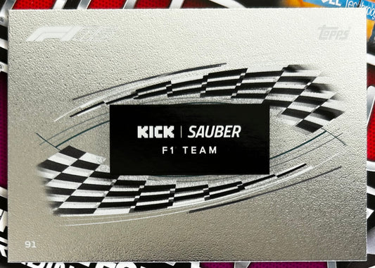Topps F1 Turbo Attax 2025 - Single KICK SAUBER F1 TEAM Cards (#91 - #99)