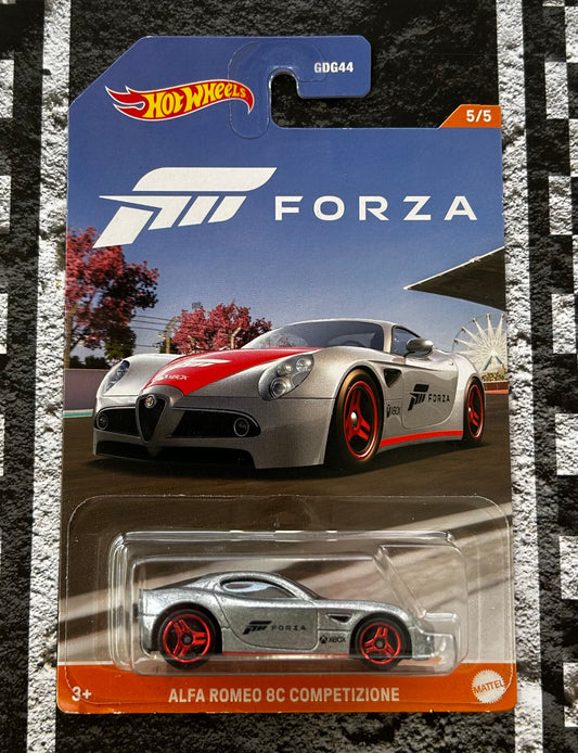 Mattel Hot Wheels Diecast 1:64 - Alfa Romeo 8C Competizione 5/5 Forza series