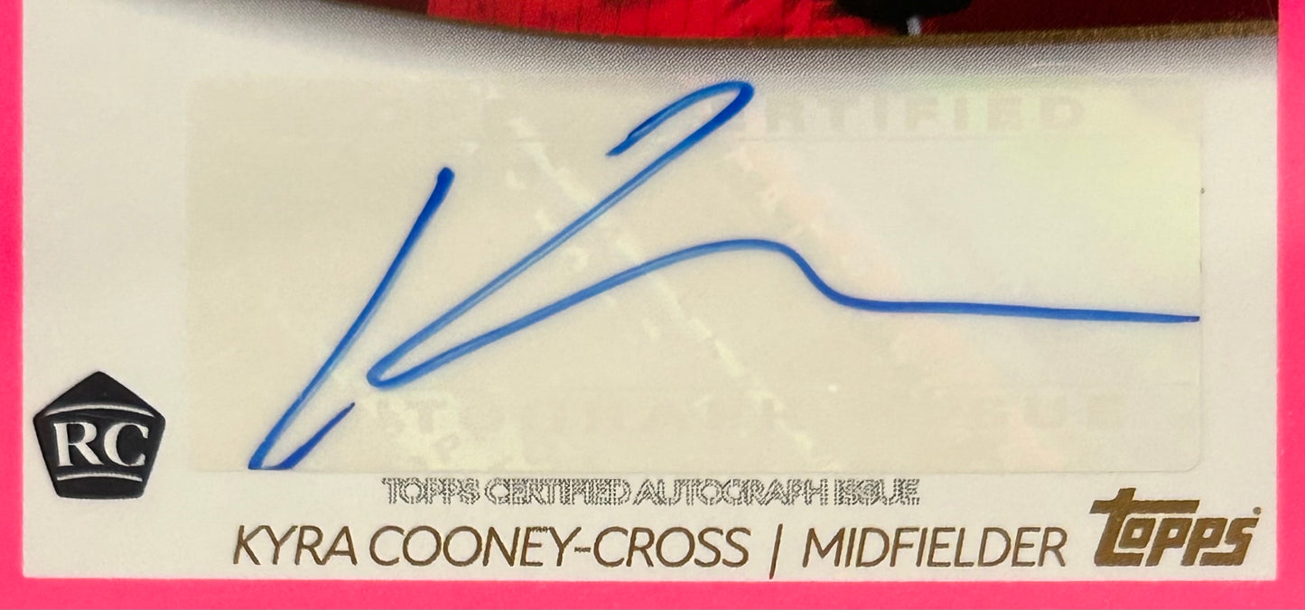 Topps Arsenal Forever 2023-24 - KYRA COONEY-CROSS (ARSENAL) NL-CC Rookie RC Pink Parallel /75