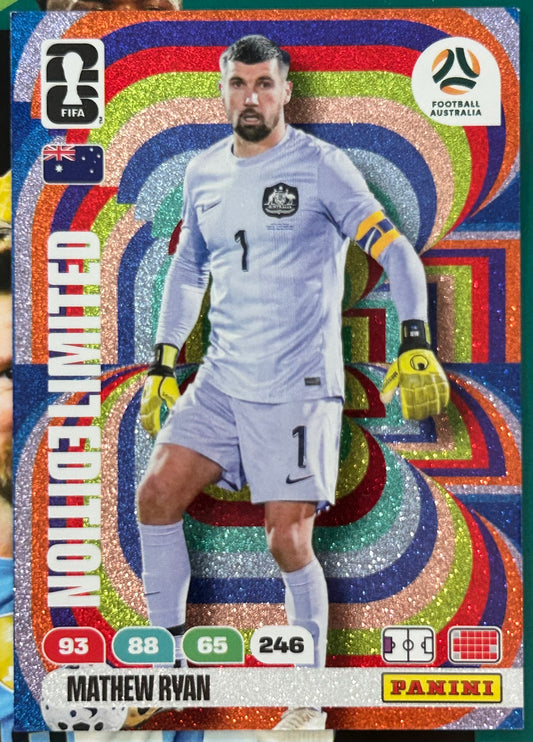Panini FIFA World Cup 2026 Adrenalyn XL - MATHEW RYAN (AUSTRALIA) Limited Edition