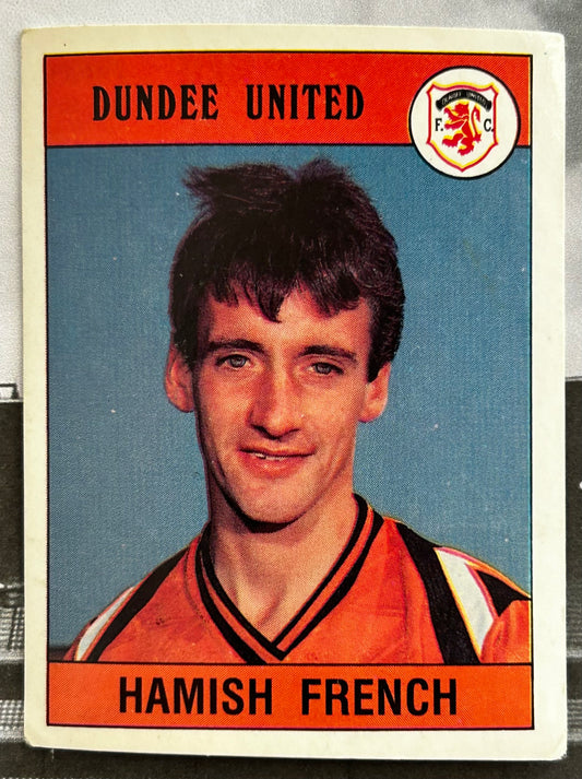 Panini Football 90 Sticker - HAMISH FRENCH (DUNDEE UNITED) #379