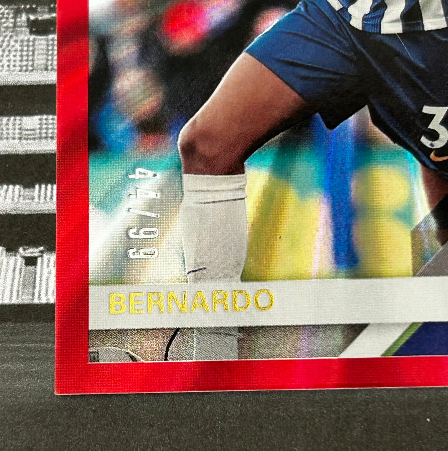 2019-20 Panini Chronicles Donruss Soccer - BERNARDO (BRIGHTON) Press Proof Rated Rookie Red Laser #38 /99