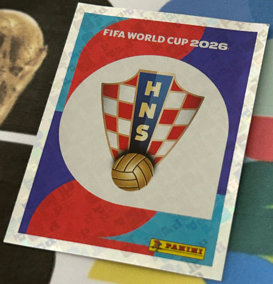 Panini FIFA World Cup 2026 Official Sticker Collection - EMBLEM (CROATIA) Foil Sticker CRO1