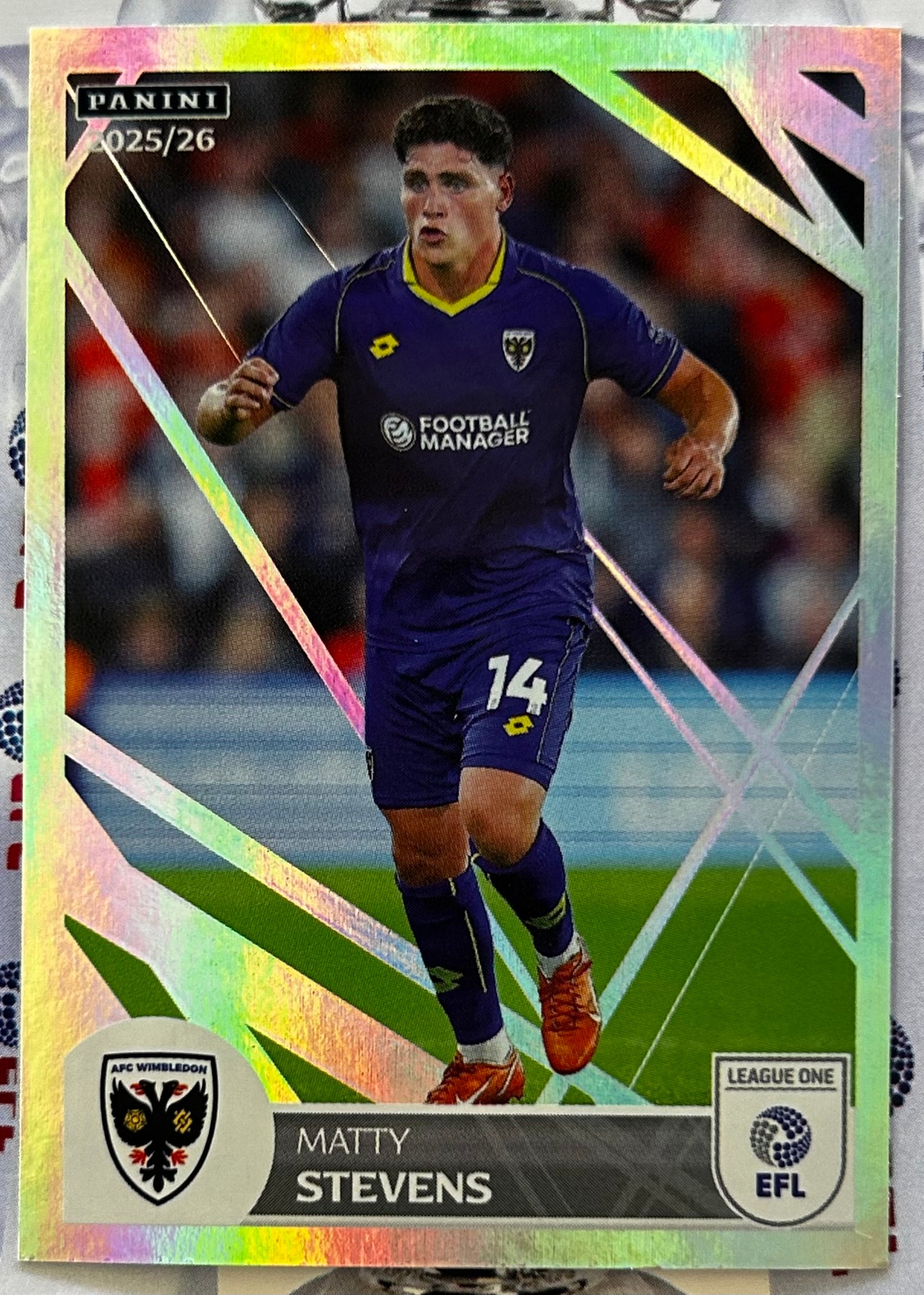 Panini EFL 2025-26 Sticker Collection - Single LEAGUE ONE Stickers (#485 - #532)