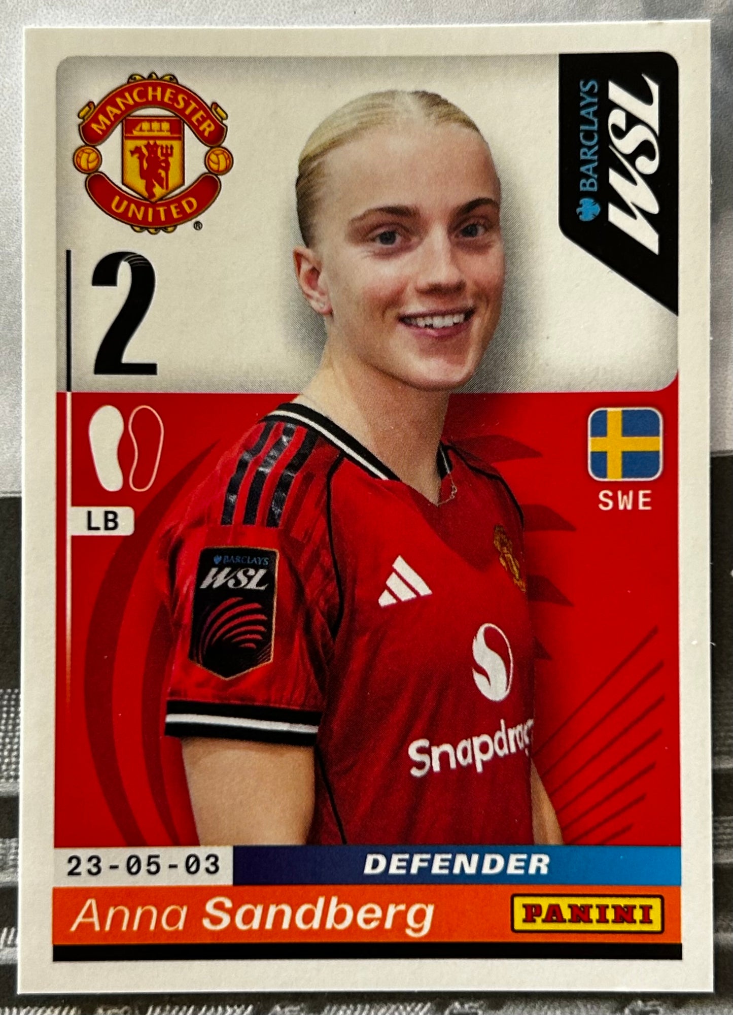 Panini Barclays Women's Super League 2026 Sticker Collection - SINGLE STICKERS (#236 - #445)