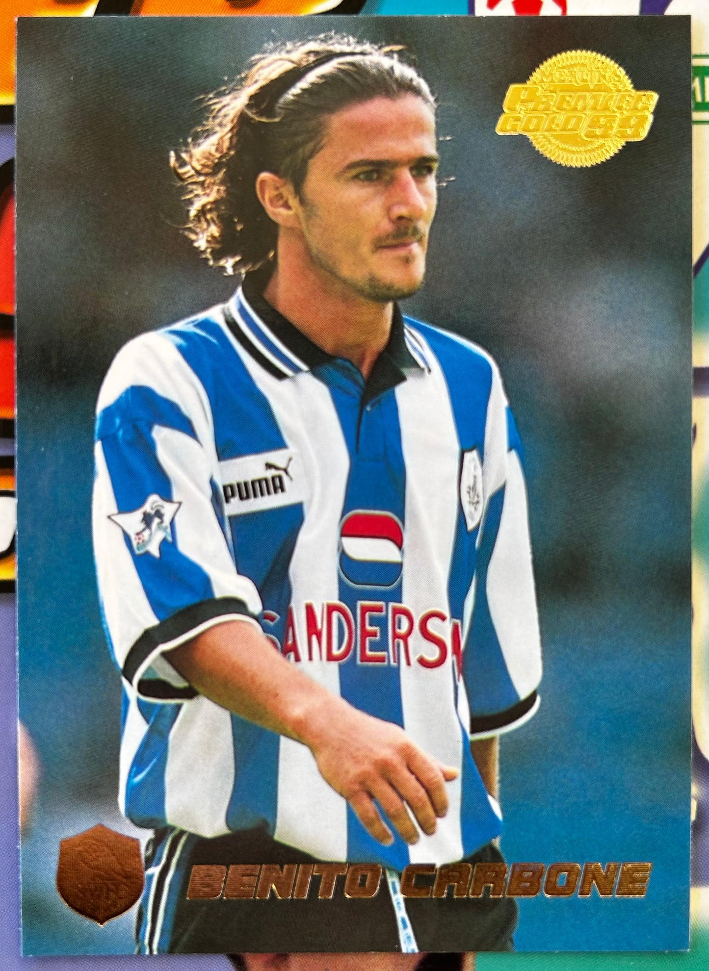 Merlin's Premier Gold 99 Trading Cards - BENITO CARBONE (SHEFFIELD WEDNESDAY) #119