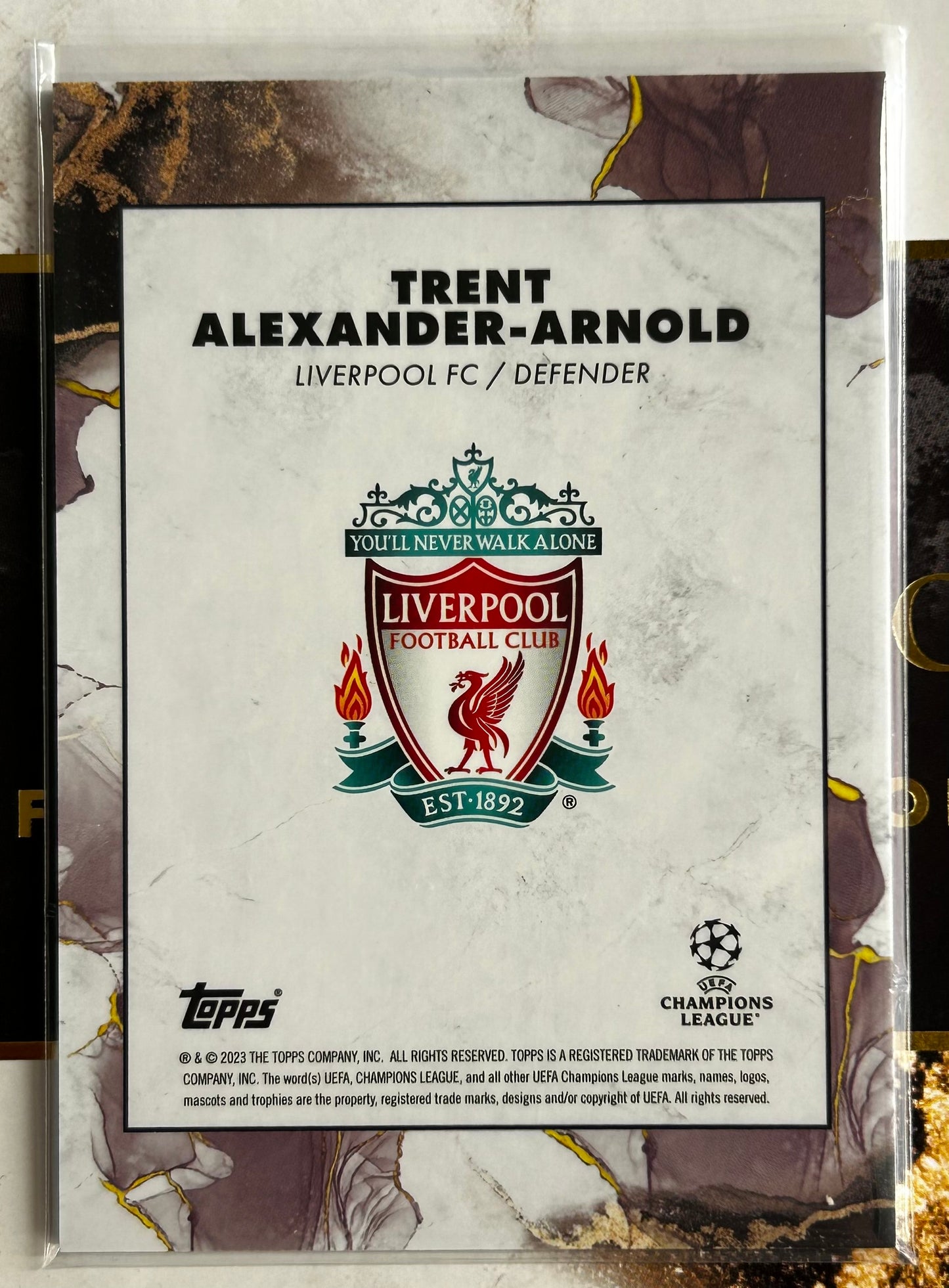 Topps UEFA Inception 2023 - TRENT ALEXANDER-ARNOLD (LIVERPOOL) Star Quality