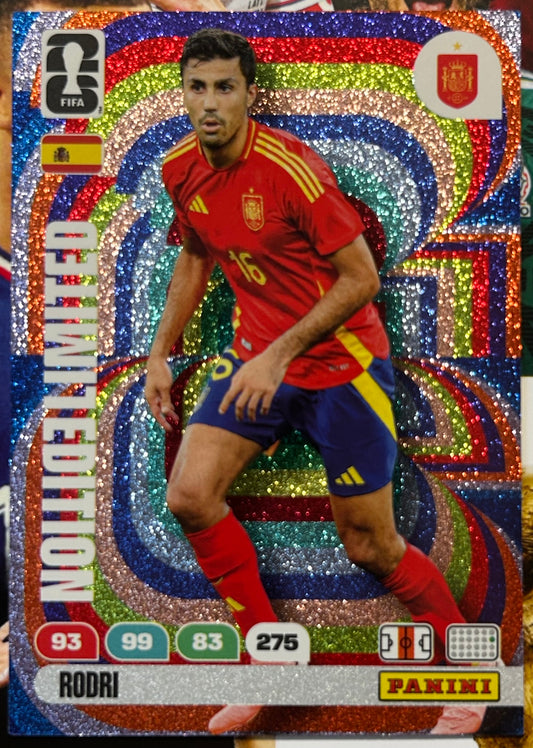 Panini FIFA World Cup 2026 Adrenalyn XL - RODRI (SPAIN) Limited Edition