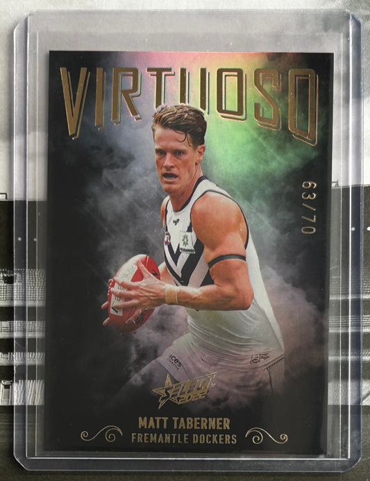 Select AFL Footy Stars 2022 - MATT TABERNER (FREMANTLE DOCKERS) Virtuoso V11 /70