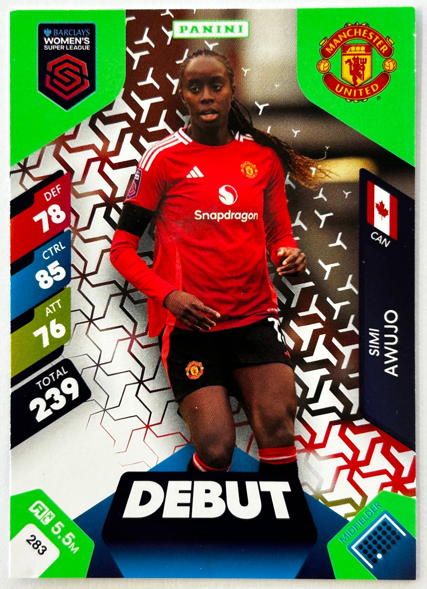 Panini Adrenalyn XL Barclays Women's Super League 2025 - Single DEBUT Cards (1:4 packets) #274 - #285