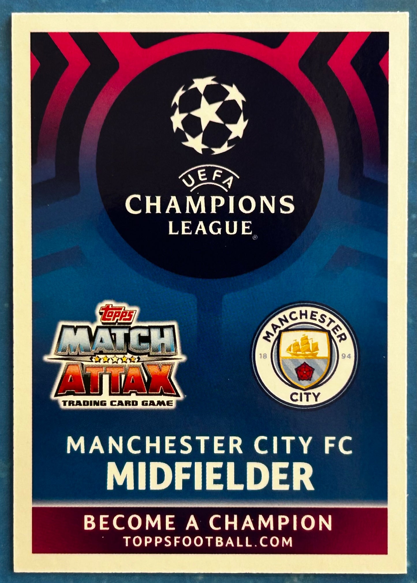 Topps Match Attax UEFA Champions League 2018-19 - RIYAD MAHREZ (MANCHESTER CITY) Mega Signing Foil Insert #428