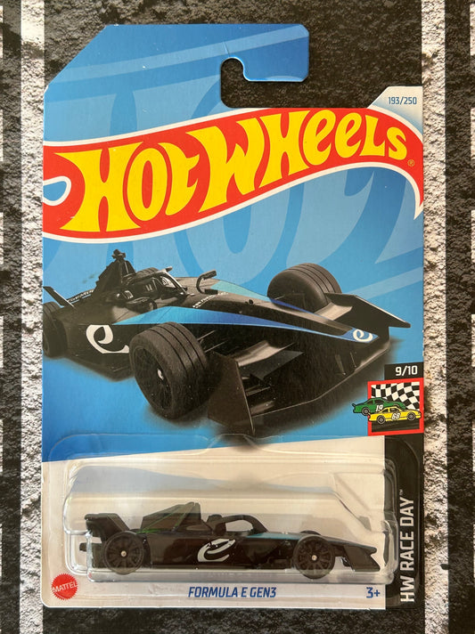Mattel Hot Wheels Diecast Basic 1:64 - Formula E Gen3 HW Race Day