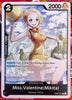 EB03-047 MISS. VALENTINE (MIKITA) One Piece Character Card (Black) English