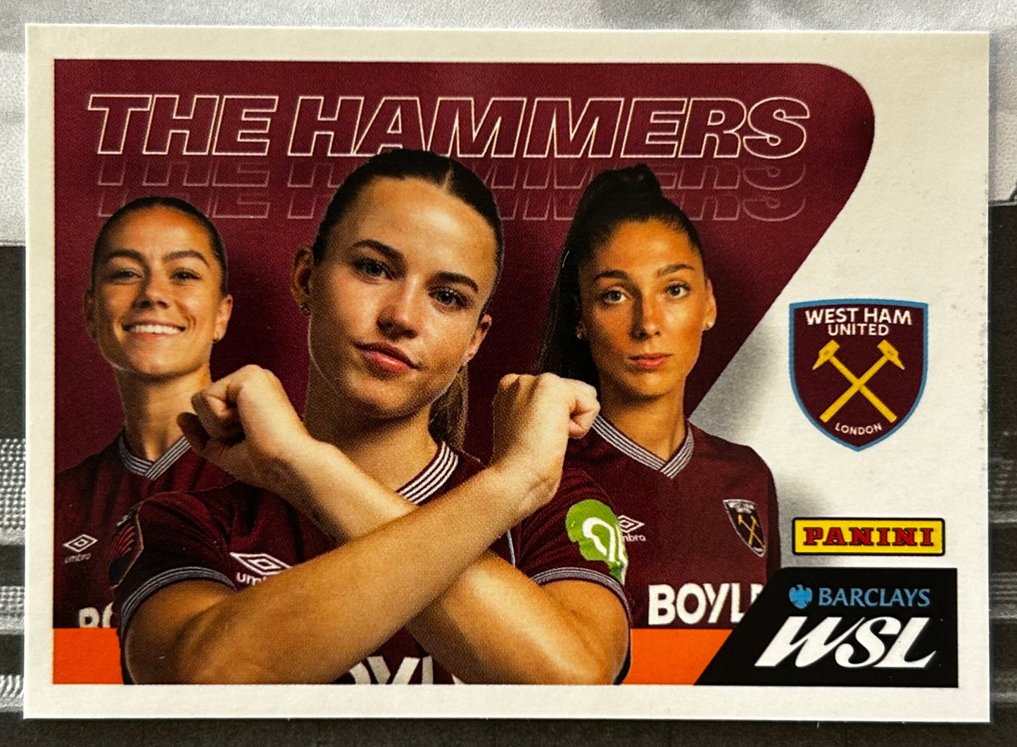 Panini Barclays Women's Super League 2026 Sticker Collection - SINGLE STICKERS (#1 - #37)
