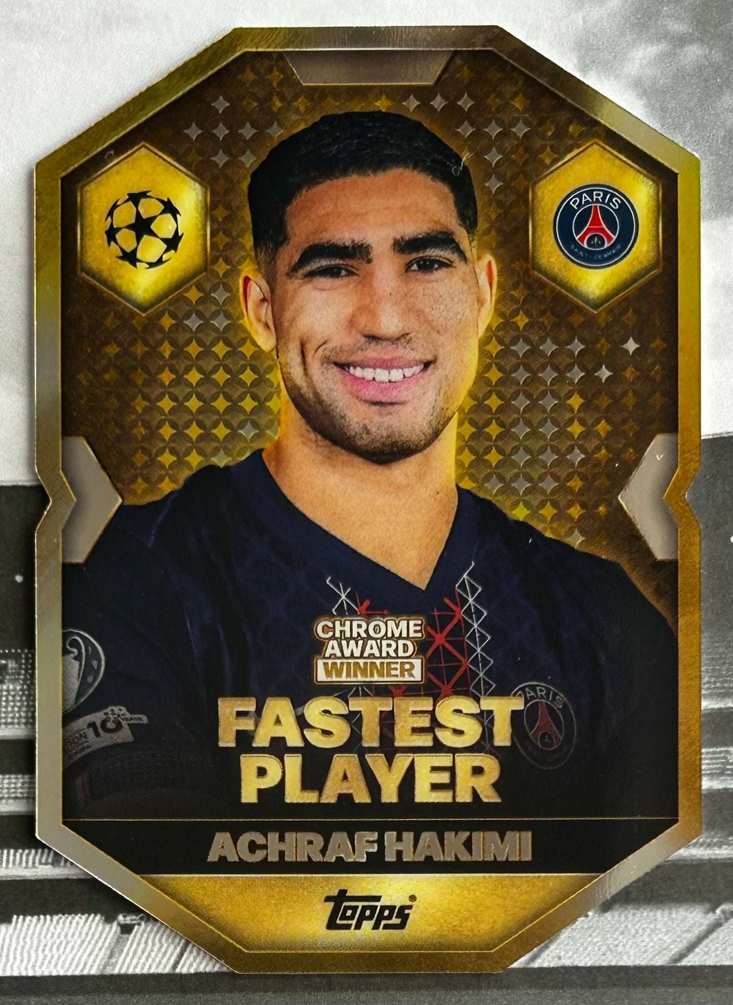2025-26 Topps UCC Match Attax - ACHRAF HAKIMI (PSG) Chrome Award Winner CA8
