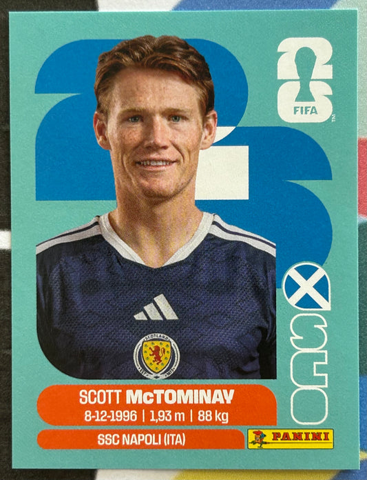 Panini FIFA World Cup 2026 Official Sticker Collection - SCOTT McTOMINAY (SCOTLAND) SCO11