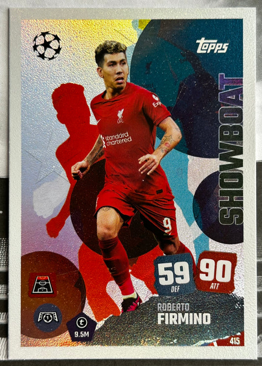 2025-26 Topps UCC Match Attax - SHOWBOAT Rainbow Plus Foil (#415-#423) 1:3 packs