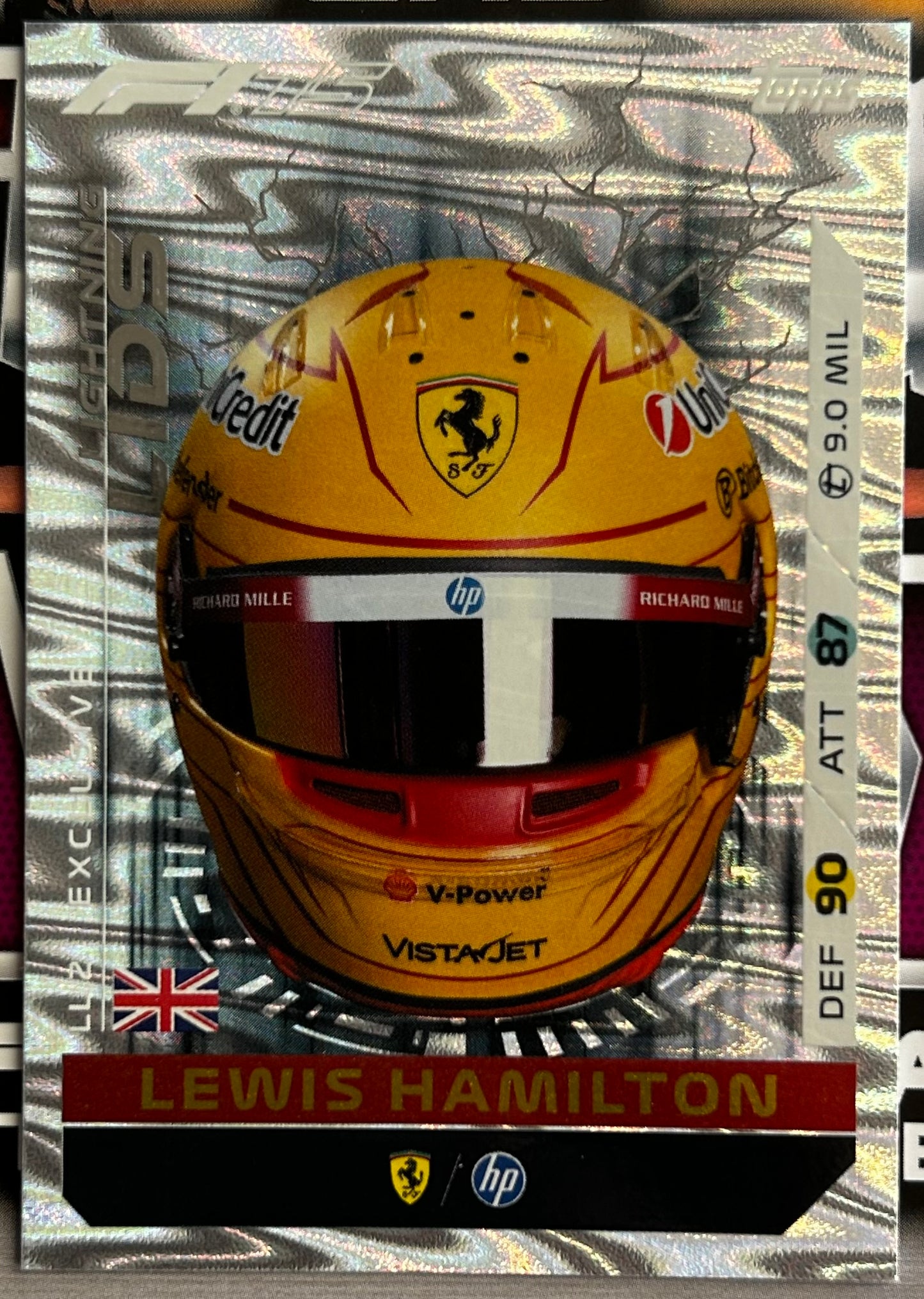 Topps F1 Turbo Attax 2025 - Single LIGHTNING LIDS Mega Tin Exclusive Cards (#LL1 - #LL10)