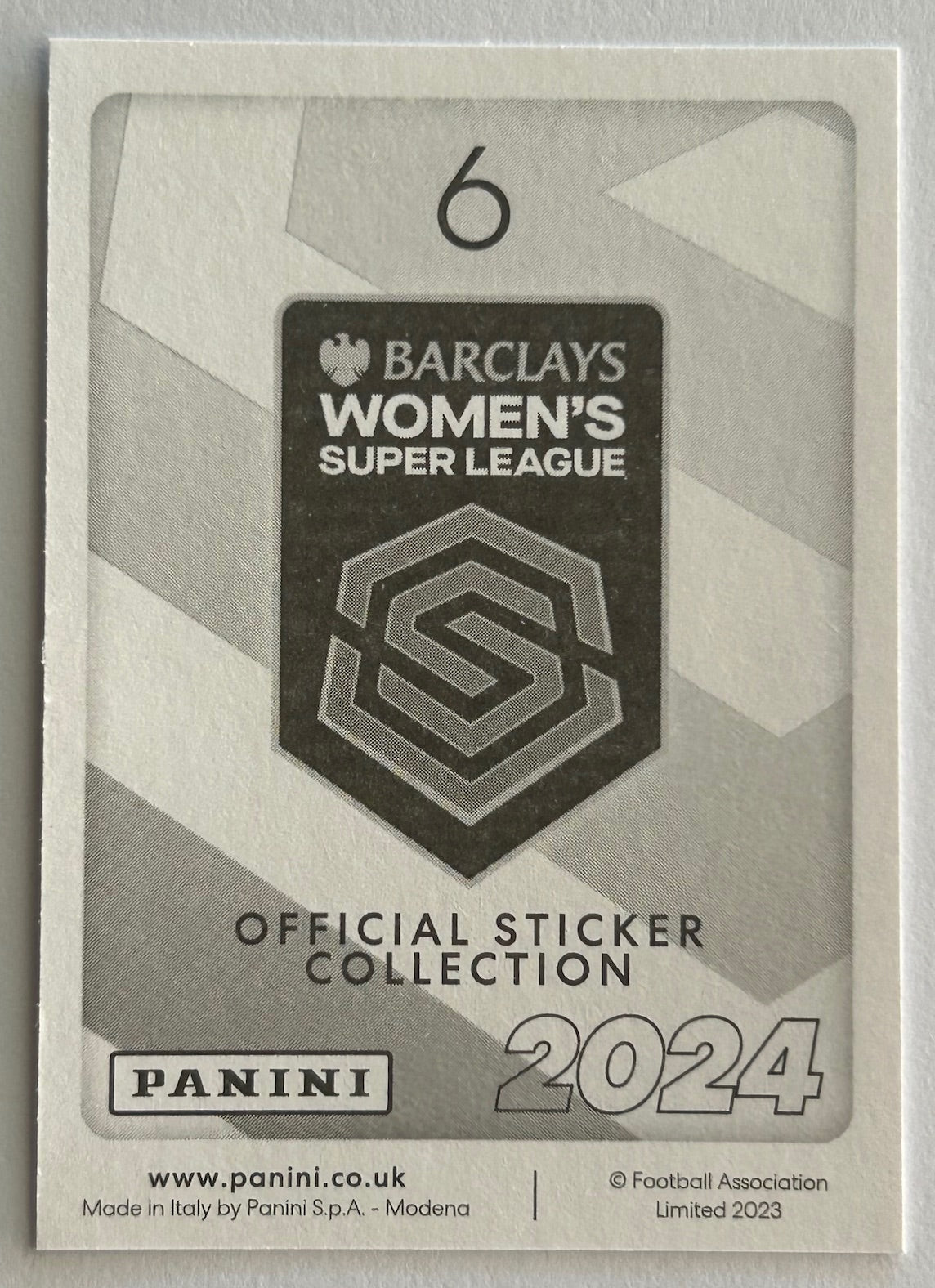Panini Barclays Women's Super League 2024 - BRIGHT (CHELSEA) Captain Sticker #6