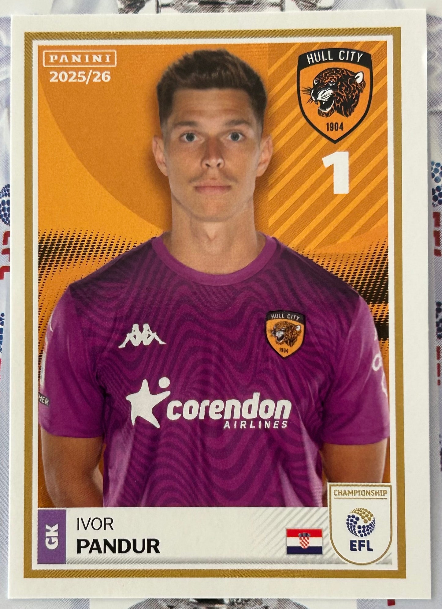 Panini EFL 2025-26 Sticker Collection - Single HULL CITY Stickers (#125 - #142)