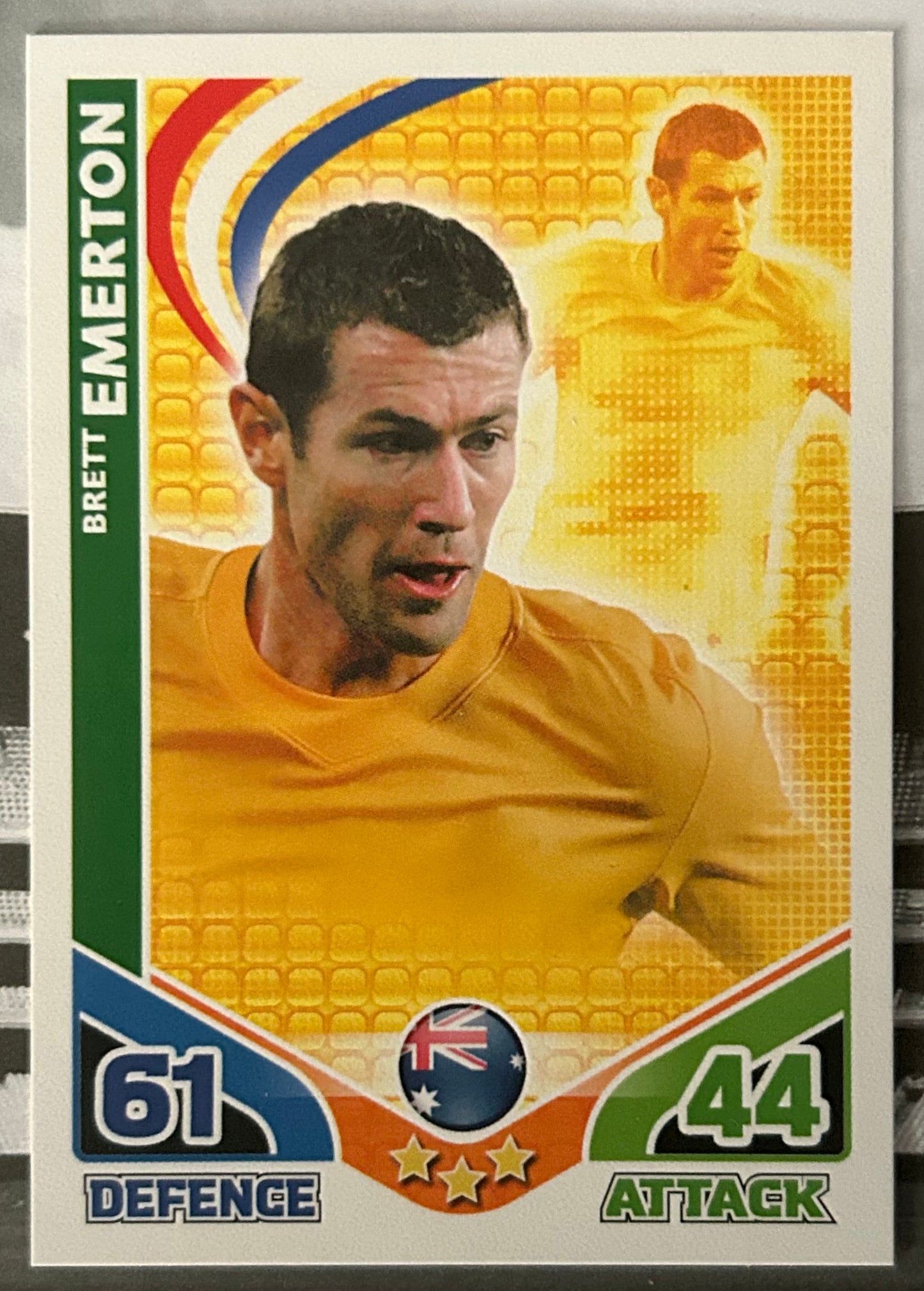 Topps Match Attax England World Cup 2010 - BRETT EMERTON (AUSTRALIA) Socceroos #18