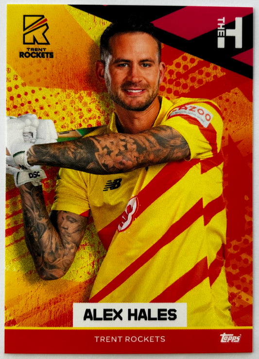 Topps The Hundred 2022 Trading Card Collection - ALEX HALES (Trent Rockets)