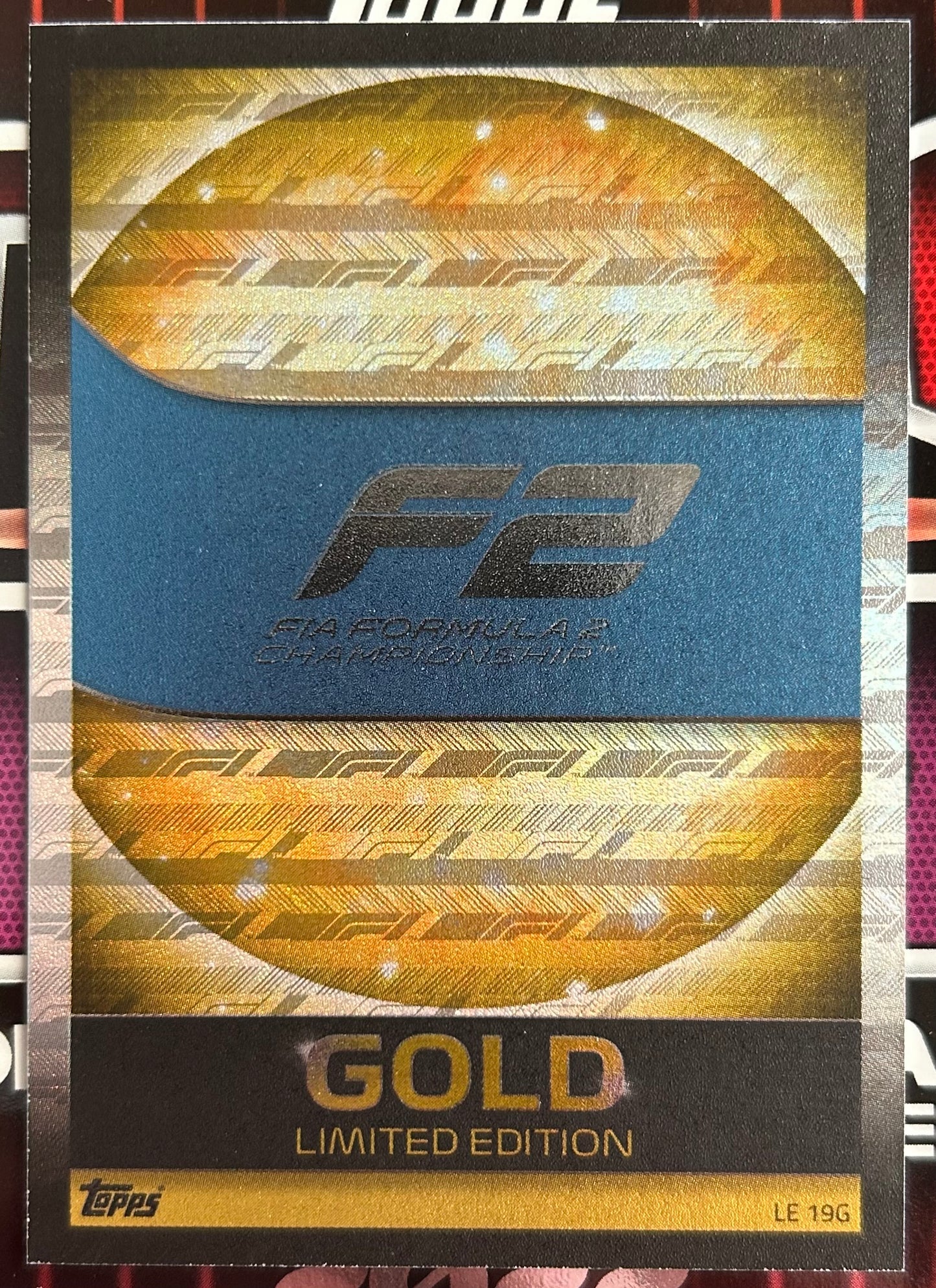 Topps F1 Turbo Attax 2022 - F2 LOGO Gold Limited Edition LE19G