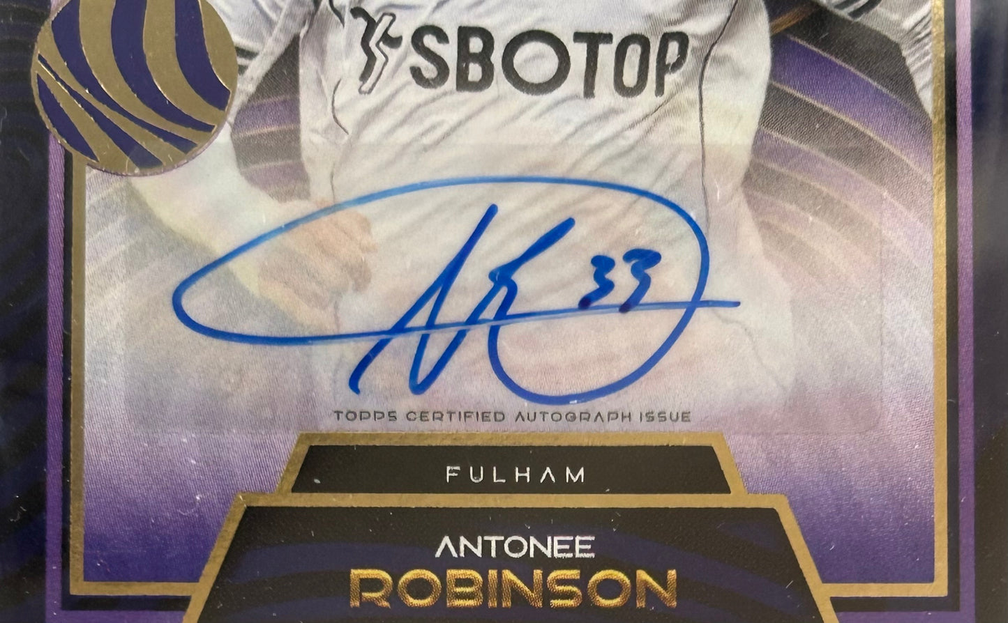 Topps Premier League Gold 2025-26 - ANTONEE ROBINSON (FULHAM) Current Stars Autograph Card