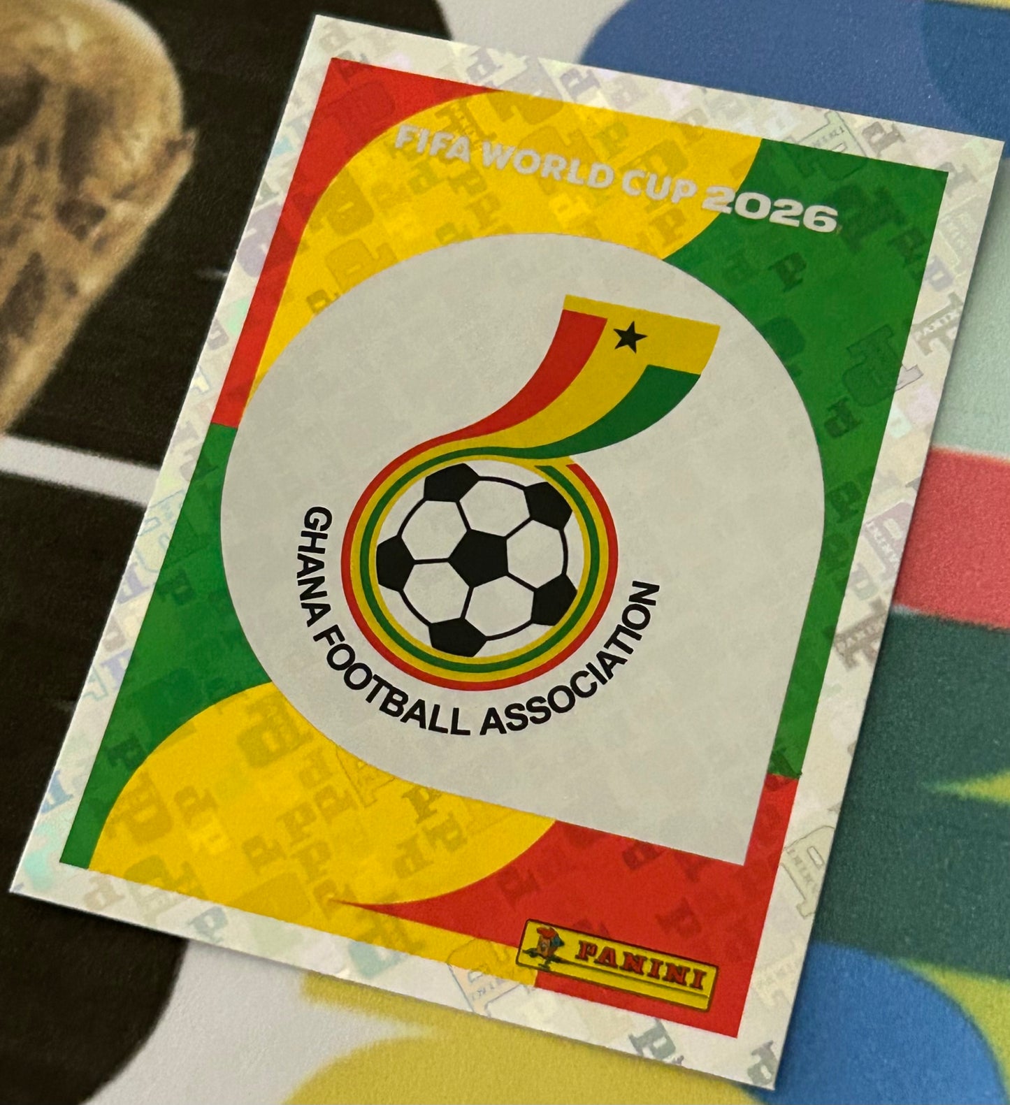 Panini FIFA World Cup 2026 Official Sticker Collection - EMBLEM (GHANA) Foil Sticker GHA1