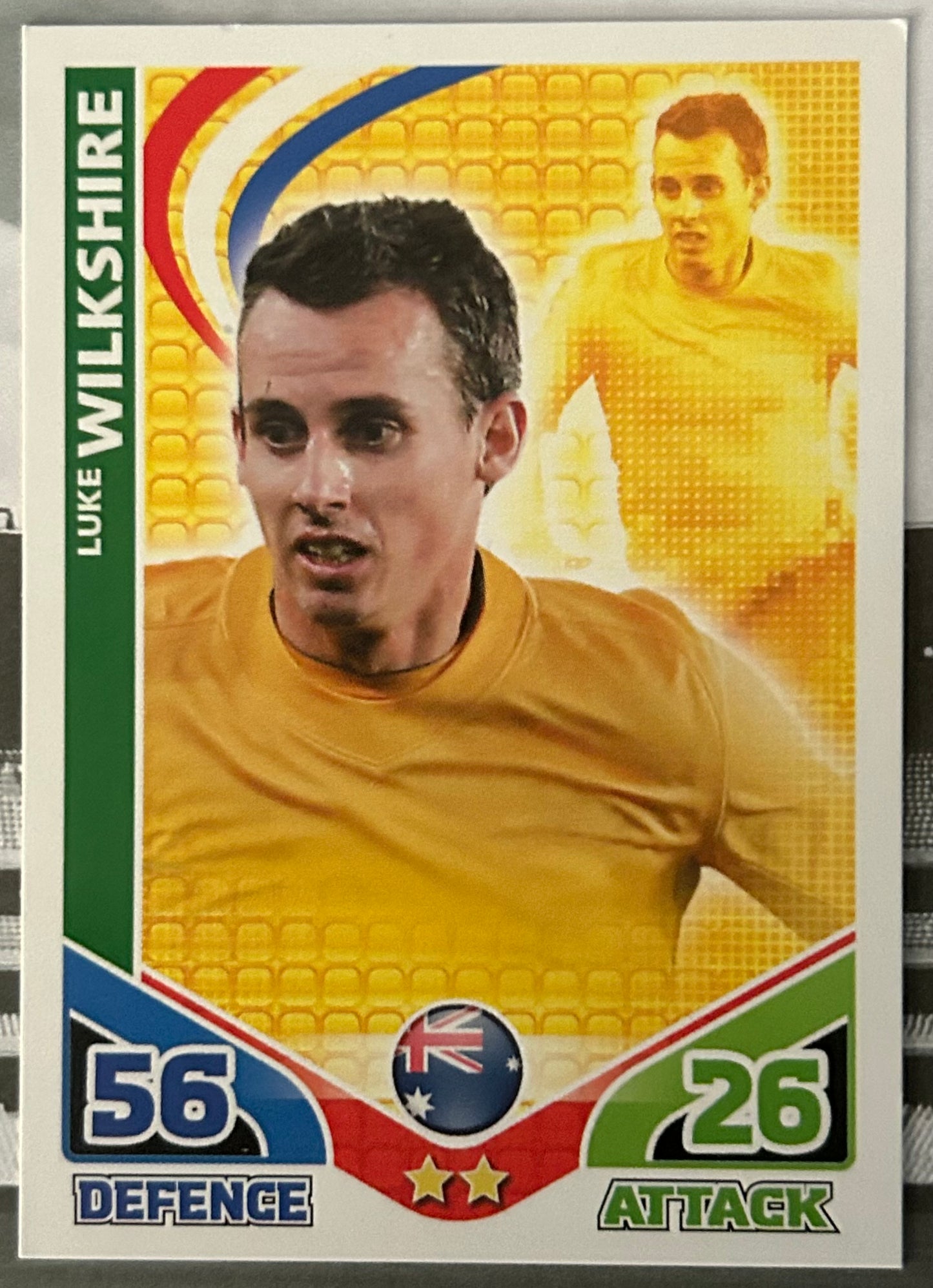 Topps Match Attax England World Cup 2010 - LUKE WILKSHIRE (AUSTRALIA) Socceroos #17