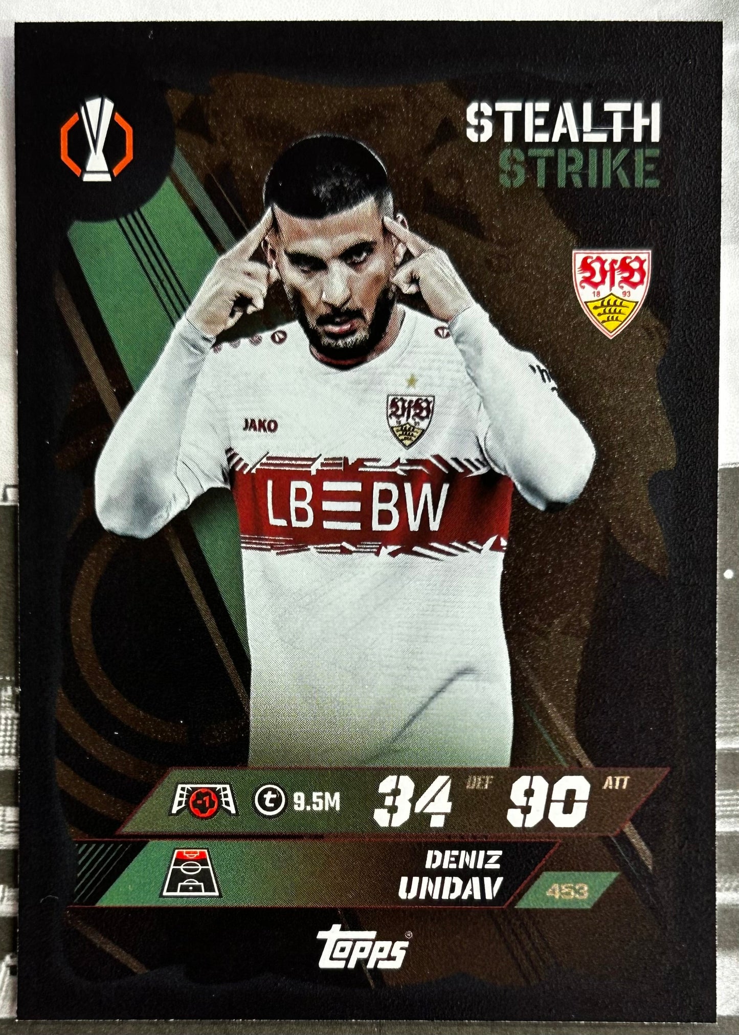 2025-26 Topps UCC Match Attax - STEALTH STRIKE Holographic Foil (#442-#459) 1:2 packs