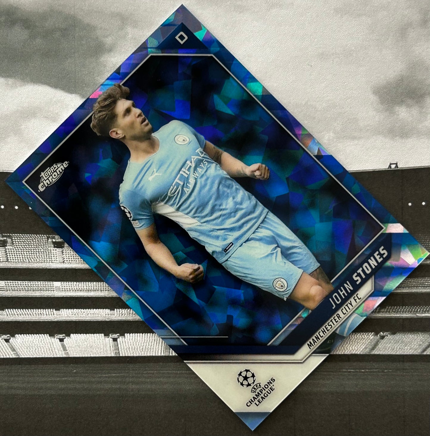 Topps UEFA Chrome Sapphire 2021-22 - JOHN STONES (MANCHESTER CITY) #24