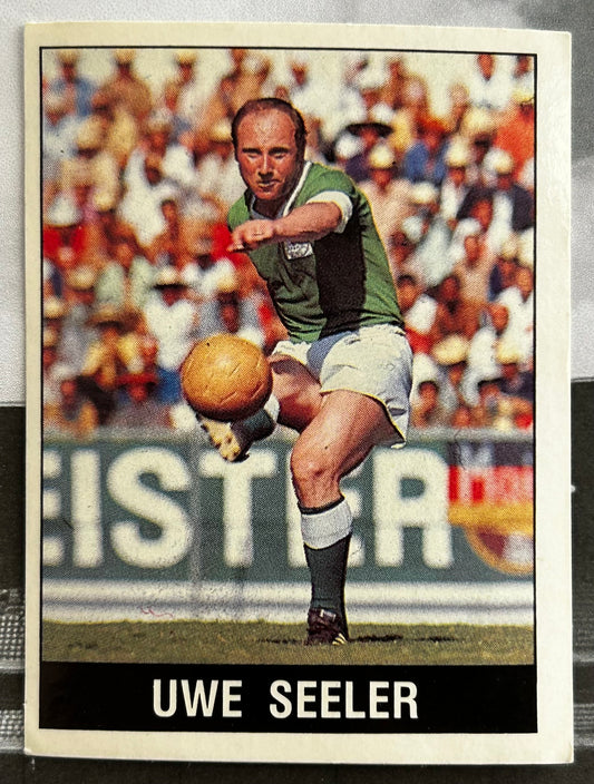 Panini Football 90 Sticker - UWE SEELER (WEST GERMANY) World Cup Stars #310