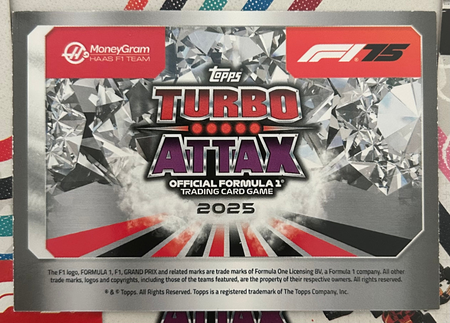 Topps F1 Turbo Attax 2025 - ESTEBAN OCON (HAAS F1 TEAM) Signature Style Holo Foil #68