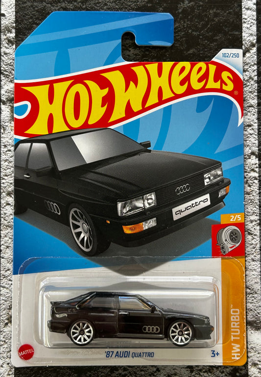 Mattel Hot Wheels Diecast Basic 1:64 - '87 Audi Quattro HW Turbo