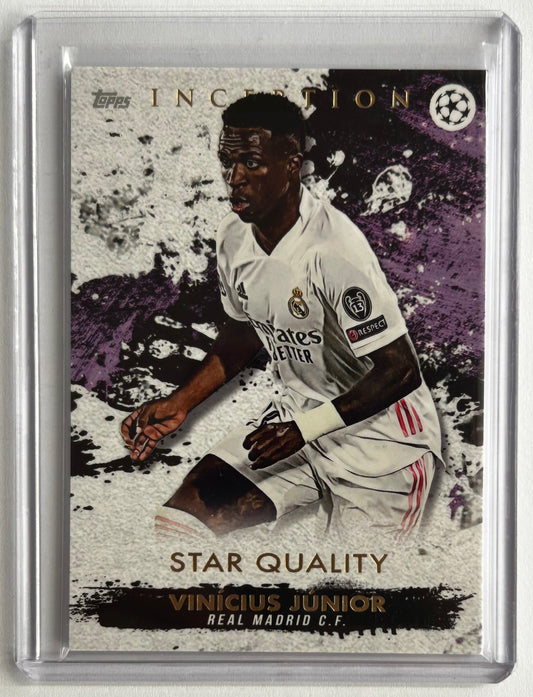 2020-21 Topps Inception UCL - VINICIUS JUNIOR (REAL MADRID) Star Quality