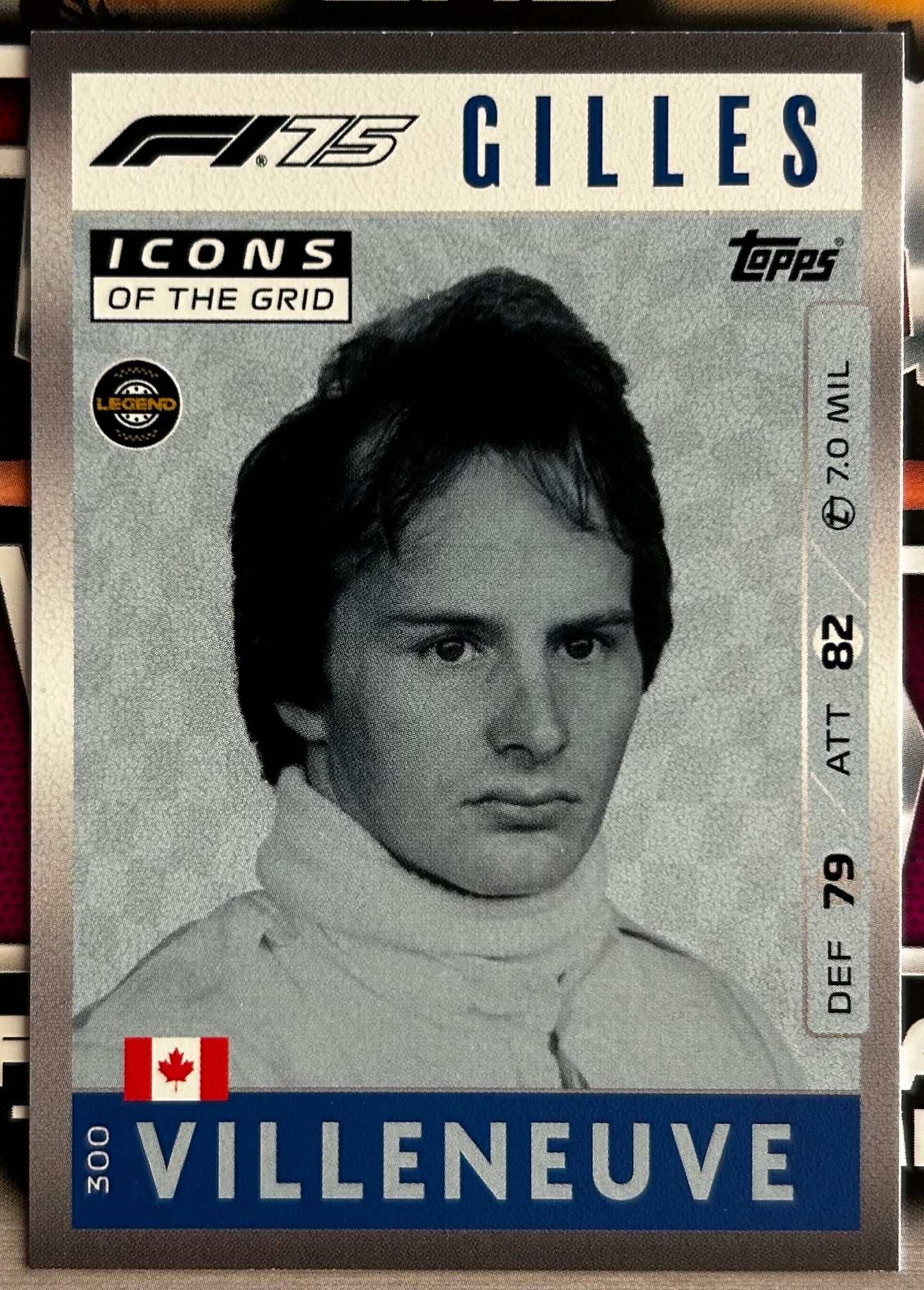 Topps F1 Turbo Attax 2025 - Single ICONS OF THE GRID Cards (#295 - #312)