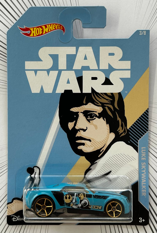 Mattel Hot Wheels Diecast 1:64 -  Luke Skywalker 3/8 Star Wars