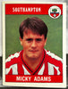 Panini Football 90 Sticker - MICKY ADAMS (SOUTHAMPTON) #266