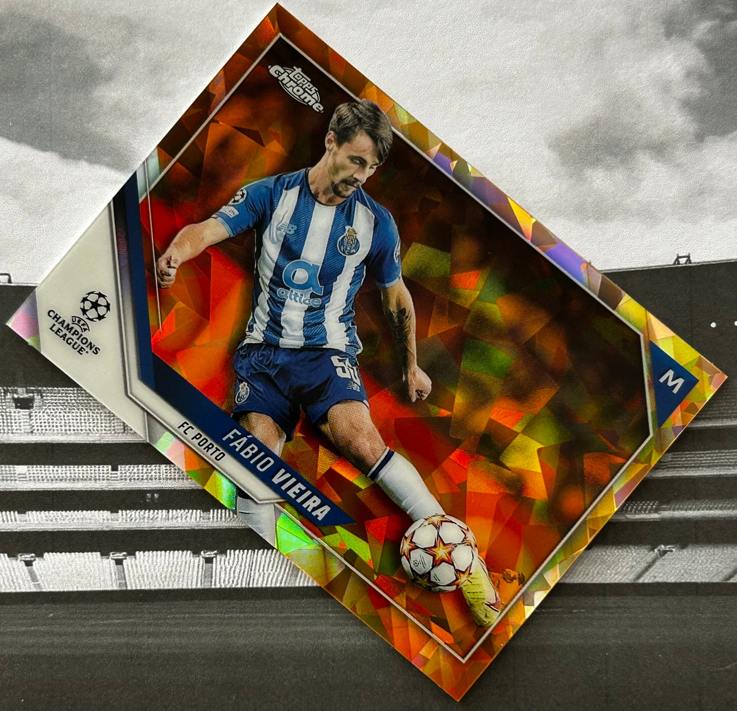 Topps UEFA Chrome Sapphire 2021-22 - FABIO VIEIRA (FC PORTO) Orange Parallel #163 /50