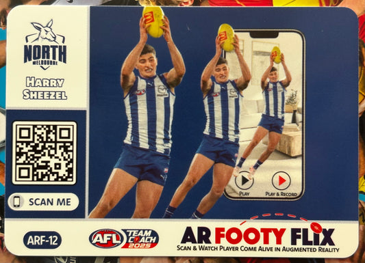AFL Teamcoach 2025 - HARRY SHEEZEL (NORTH MELBOURNE) AR Footy Flix ARF-12