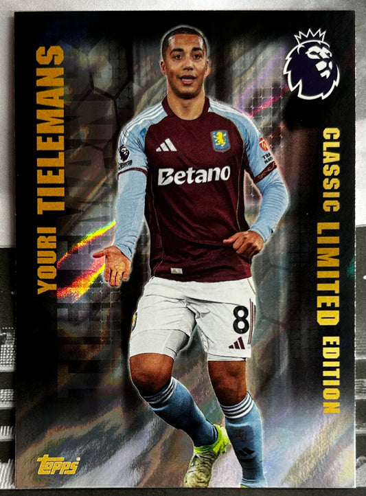 Topps Premier League 2026 Debut Edition - YOURI TIELEMANS (ASTON VILLA) Classic Limited Edition LE2