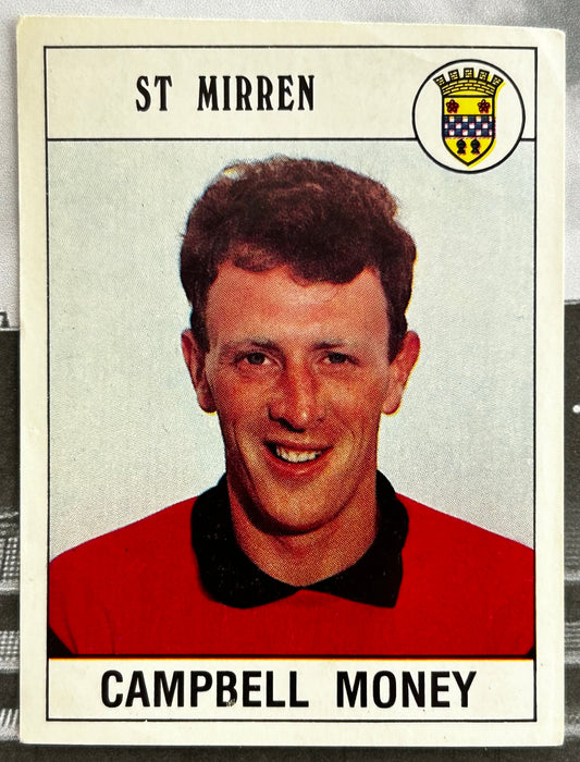 Panini Football 90 Sticker - CAMPBELL MONEY (ST MIRREN) #459