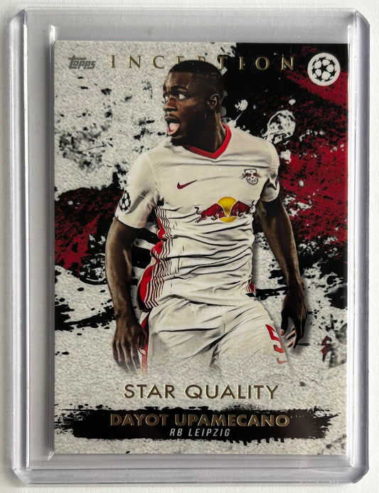 2020-21 Topps Inception UCL - DAYOT UPAMECANO (RB LEIPZIG) Star Quality