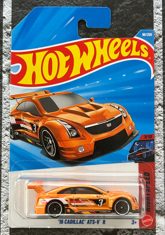 Mattel Hot Wheels Diecast Basic 1:64 - '16 Cadillac ATS-V R Night Speed